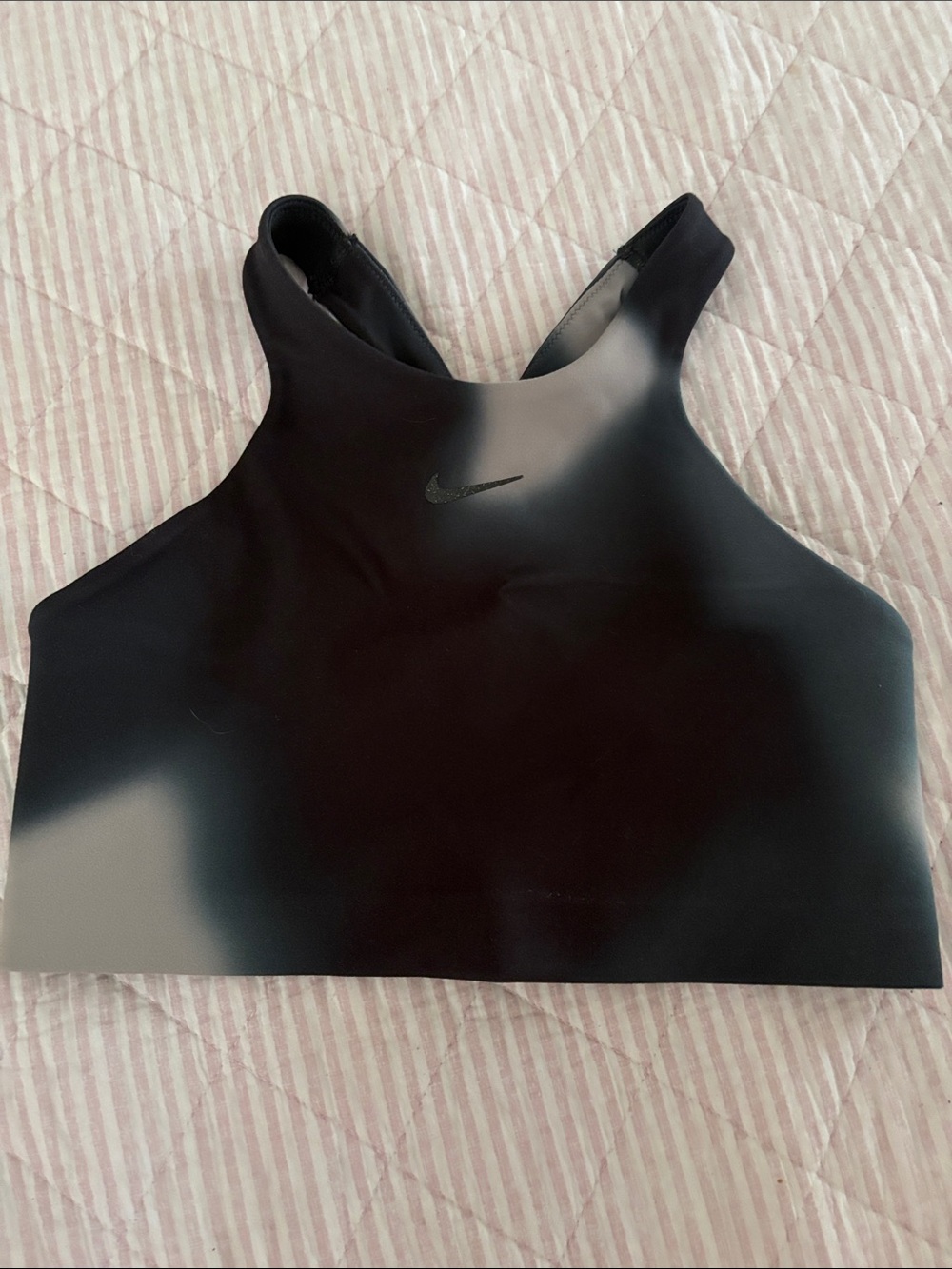 Nike Black High-Neck Sports Crop Bra